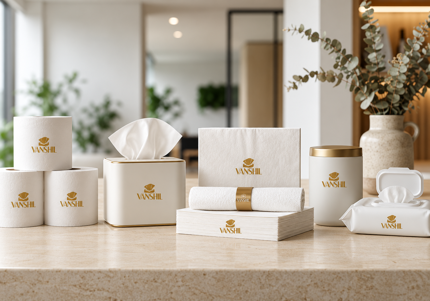 Luxury VANSHIL Tissue Collection